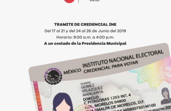 José Alejandro Martínez Fuentes te invita a que trámites tu INE.
