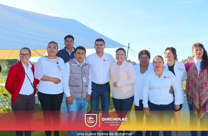 José Alejandro Martínez Fuentes llevó a cabo La Ruta Obstétrica en la Comunidad de Palmarito Tochapan.
