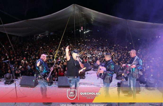 José Alejandro Martínez Fuentes llevó a cabo satisfactoriamente «El Gran Cierre de Feria en Quecholac».