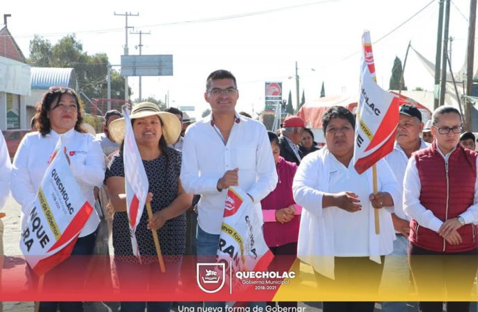 José Alejandro Martínez Fuentes dio banderazo de Arranque de obra por mantenimiento de la carretera Estatal San José Tuzuapan – Cañada.