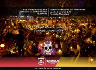 José Alejandro Martínez Fuentes y Grupo cultural Mikislti te invita a la 6ta. Velada Nocturna en el panteón de Quecholac.