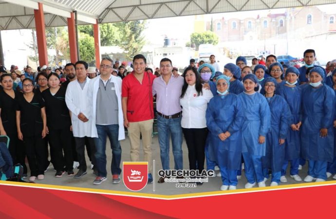 2da Jornada de Salud Bucal en los domos de Palmarito Tochapan.