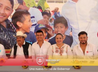 Desfile de Primavera en la comunidad de Palmarito Tochapan.