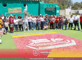 José Alejandro Martínez Fuentes llevó a cabo el Tapatón y un Domingo Familiar Deportivo en Quecholac.