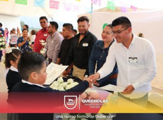 José Alejandro Martínez Fuentes invitado especial en «La Escuela Primaria Maestro Raúl Isidro Burgos» en la Comunidad de Palmarito Tochapan.