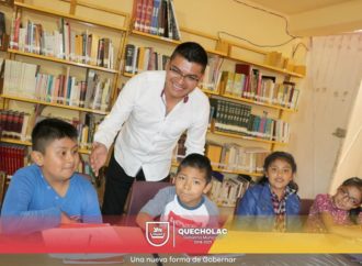 José Alejandro Martínez Fuentes inauguró los cursos de verano en la Biblioteca Municipal de Quecholac.