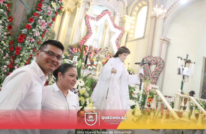 Lic. Alejandro Martínez Fuentes Inicia Apertura de Feria en Quecholac.