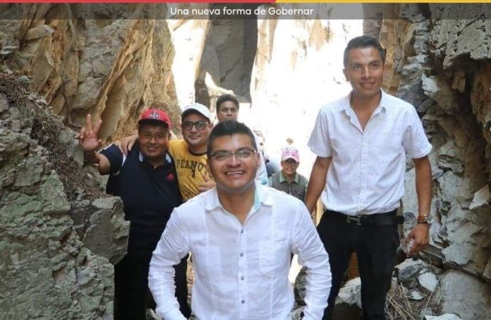 José Alejandro Martínez está llevando a cabo jornadas de limpieza en la excavación de Quecholac.