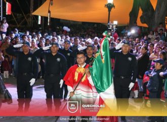 José Alejandro Martínez llevó acabo los festejos del 209 Aniversario del Inicio de Independencia de México.