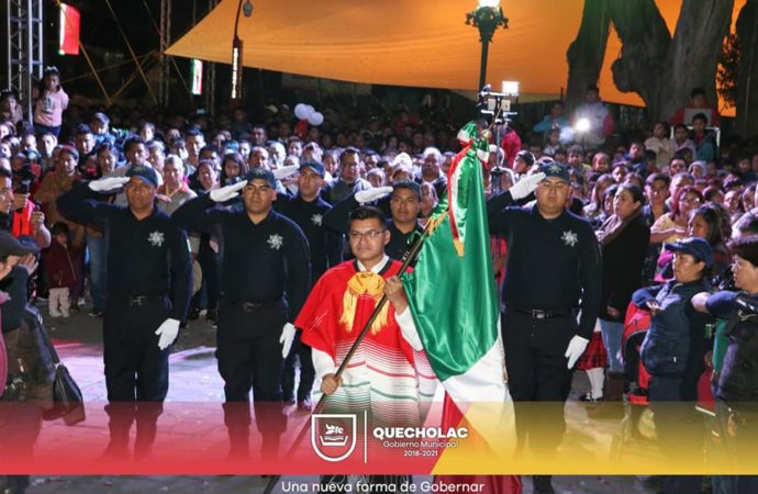 José Alejandro Martínez llevó acabo los festejos del 209 Aniversario del Inicio de Independencia de México.