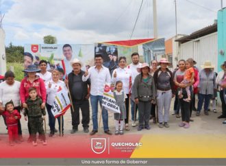 José Alejandro Martínez Fuentes dio Banderazo de Arranque de Obra en la Comunidad de Palmarito Tochapan.