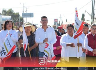José Alejandro Martínez Fuentes dio banderazo de Arranque de obra por mantenimiento de la carretera Estatal San José Tuzuapan – Cañada.