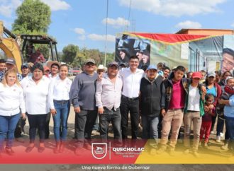 José Alejandro Martínez Fuentes no se olvida de las comunidades, Arranca obra en San Cayetano.