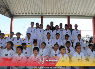 José Alejandro Martínez Fuentes Organizo un Fin de Semana Deportivo en Quecholac y Palmarito.