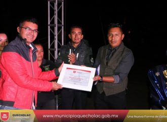 José Alejandro Martínez Fuentes recibió al Grupo MACEHUANI con Gran Obra de Teatro en Quecholac.