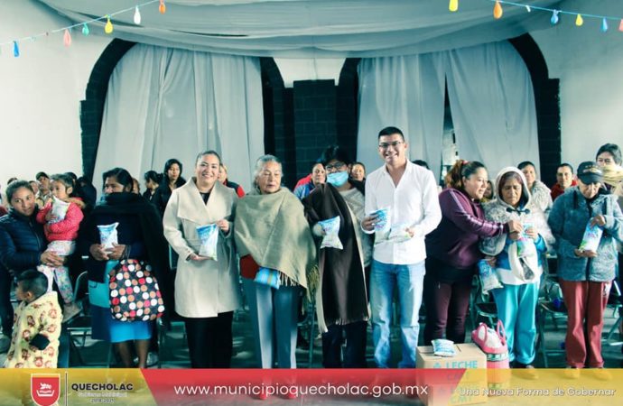 José Alejandro Martínez Fuentes entregó 2 Mil litros de Leche a Familias de todo el Municipio.