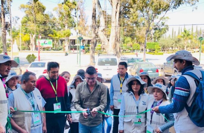 «José Alejandro Martínez Fuentes» Inició los trabajos de estadística y geografía con INEGI por todo el Municipio.