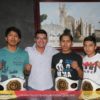José Alejandro Martínez Fuentes Festeja el triunfo de los 3 Campeones de la  FMKF originarios de Quecholac.