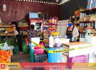 José Alejandro Martínez Fuentes tomó medidas de prevención en el Mercado Municipal ante el covid-19