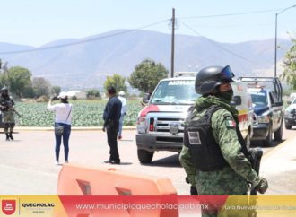 José Alejandro Martínez Fuentes implementó operativo de salud y resguardo en Quecholac.
