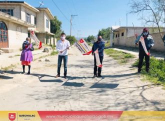 José Alejandro Martínez Fuentes invierte $1,572,033.64 pesos para Adoquinamiento en la comunidad de San Simón de Bravo.