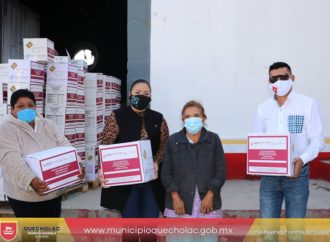 José Alejandro Martínez Fuentes entrega más de 6400 Despensas a través de DIF Estatal.