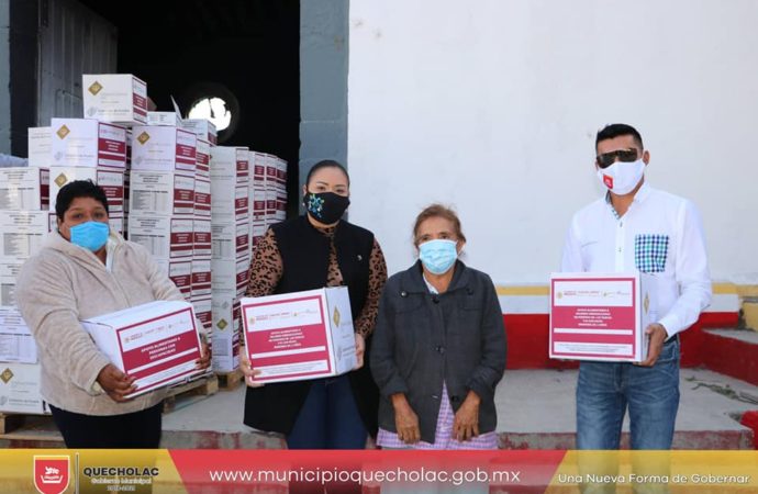 José Alejandro Martínez Fuentes entrega más de 6400 Despensas a través de DIF Estatal.