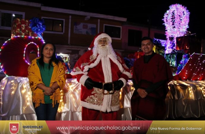 José Alejandro Martínez Fuentes llena de Navidad y Paz el Municipio de Quecholac.