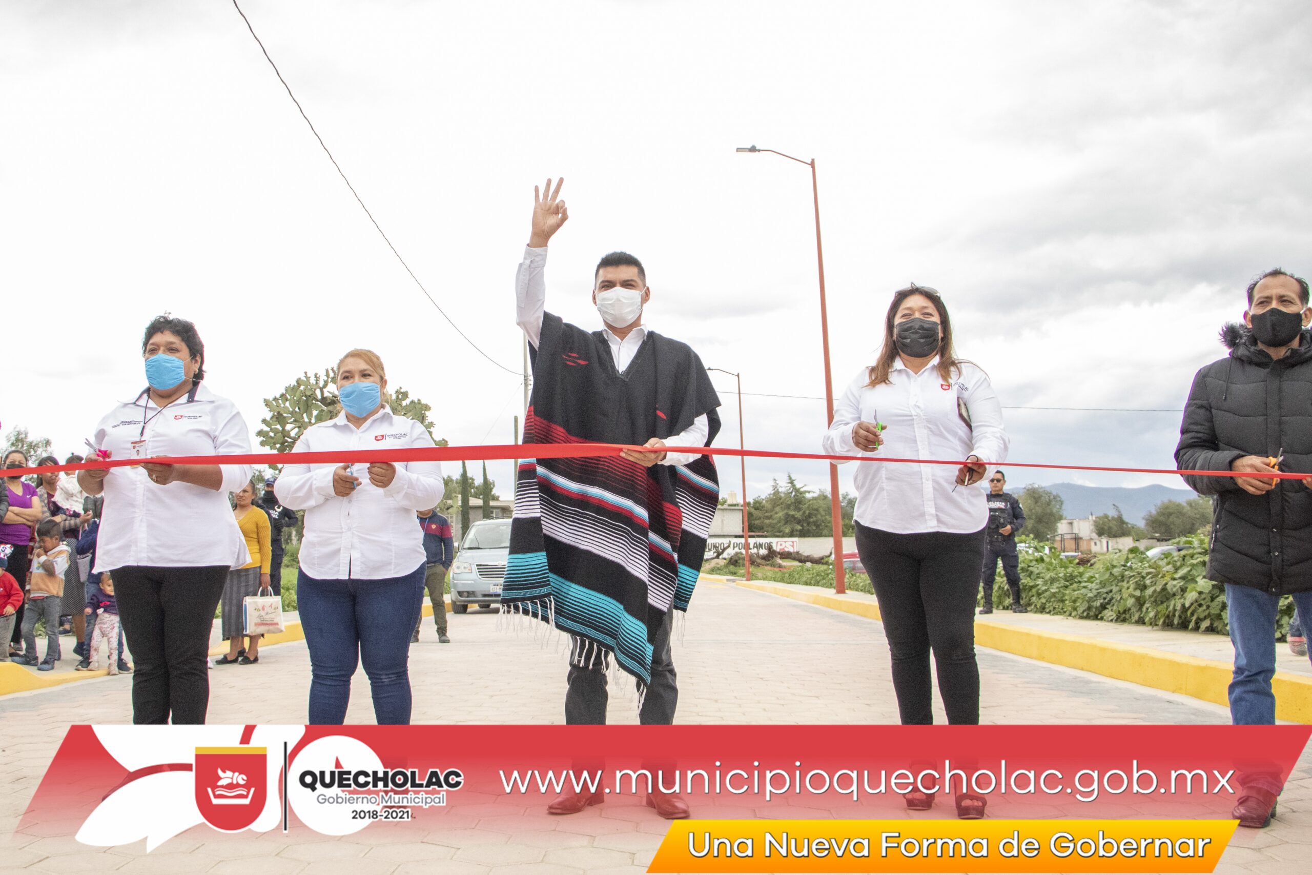 José Alejandro Martínez Fuentes sigue entregando más obras y proyectos por todo el Municipio de Quecholac