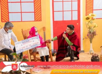 En Quecholac festejan el día de los abuelos de manera virtual.
