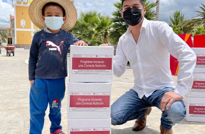 Se entregan más de mil despensas a través de DIF municipal en Quecholac.