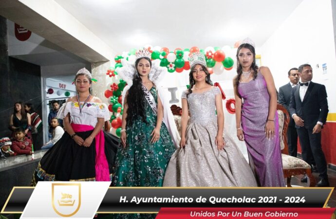 En Quecholac Festejan el CCXII Aniversario de la Independencia de México.