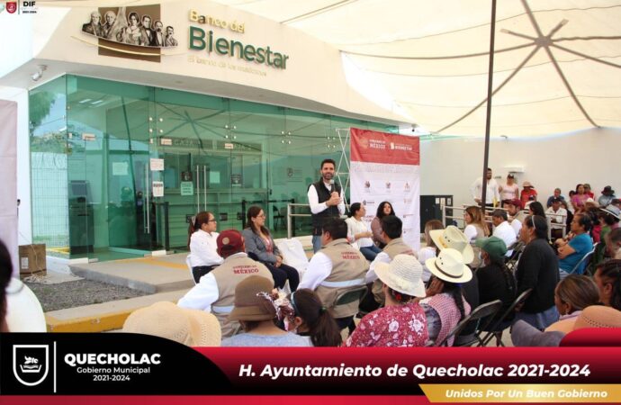 Abren Banco de Bienestar en Quecholac y Palmarito.