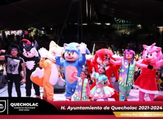 Brillan Los Star Payasos en la Feria Quecholac