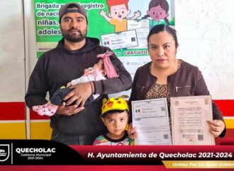 Realizan Jornada de Registros Gratuitos y correcciones de actas en Registro Civil de Quecholac