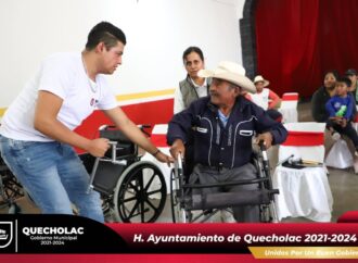 DIF entrega sillas de ruedas y aparatos ortopédicos.
